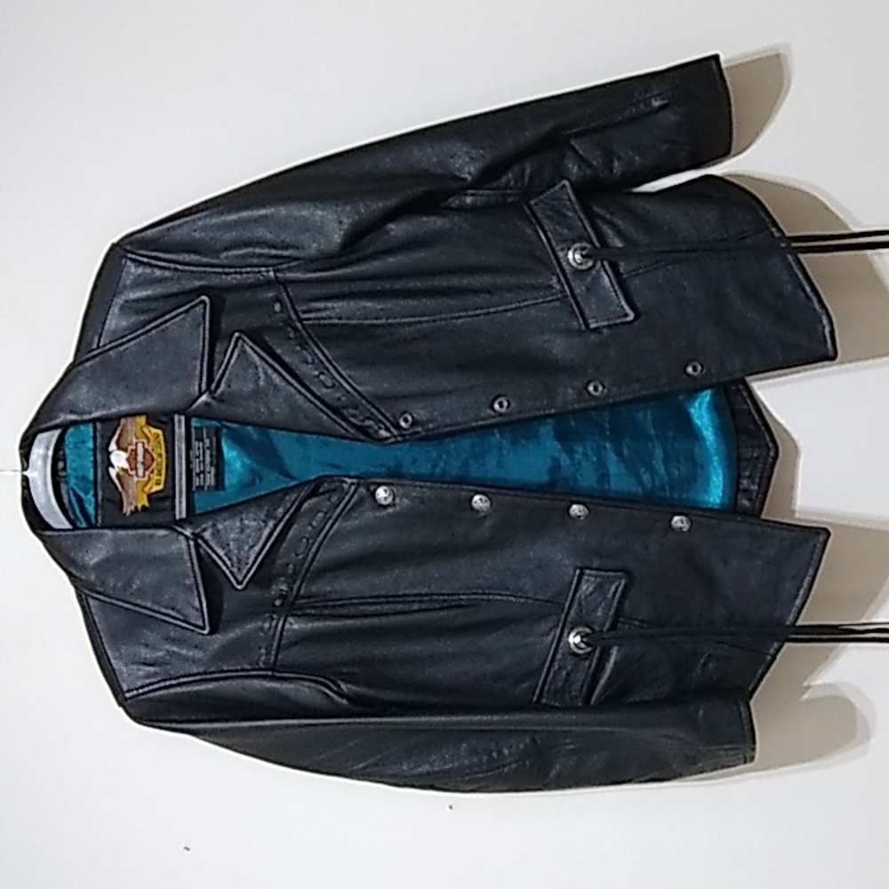 Harley-Davidson Vintage Rare Women's Tassel Fringe Jacket - Picture 4 of 6